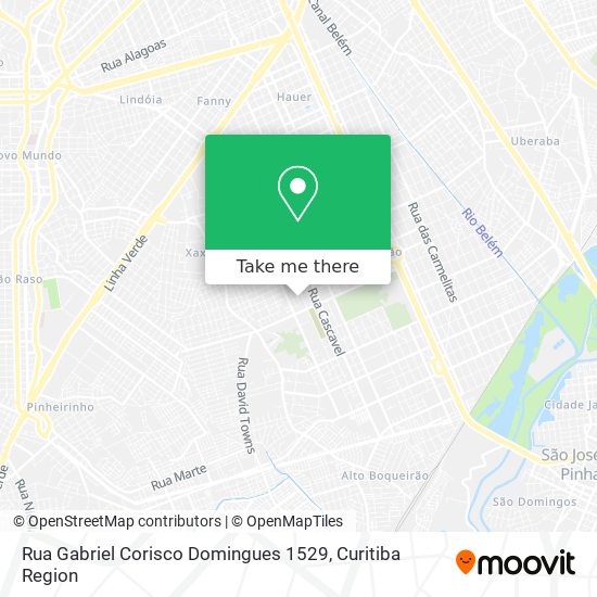 Rua Gabriel Corisco Domingues 1529 map