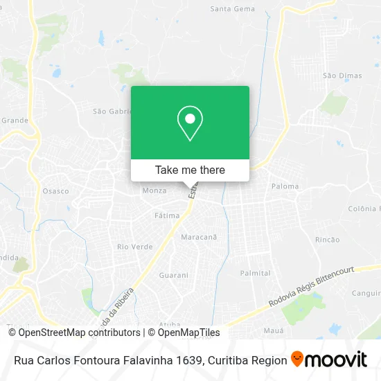 Rua Carlos Fontoura Falavinha 1639 map