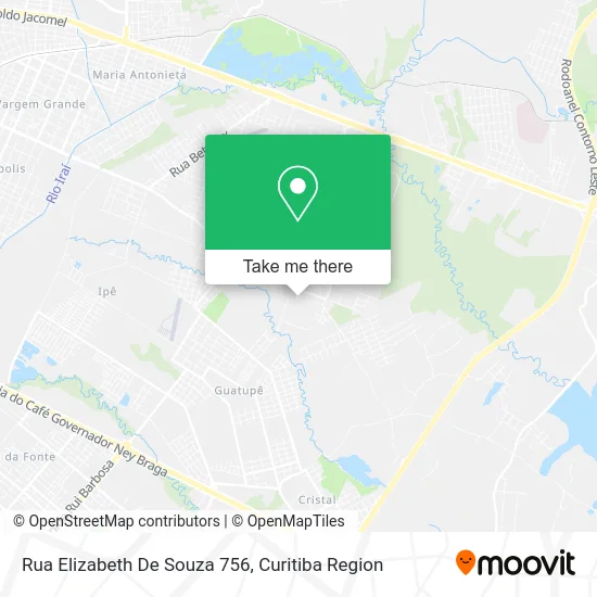 Rua Elizabeth De Souza 756 map