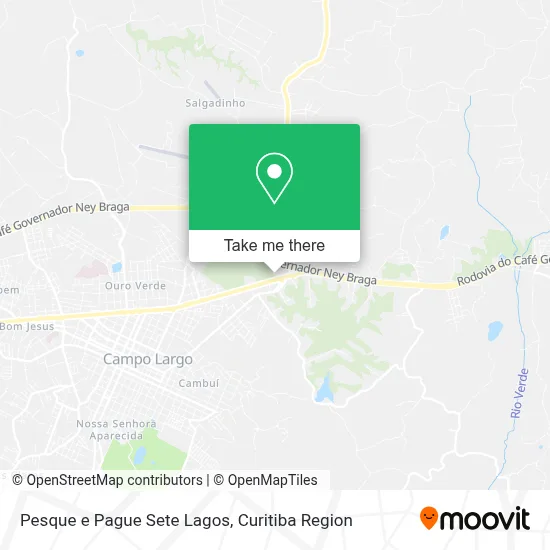Pesque e Pague Sete Lagos map