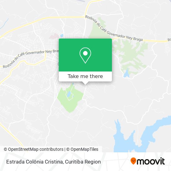 Estrada Colônia Cristina map