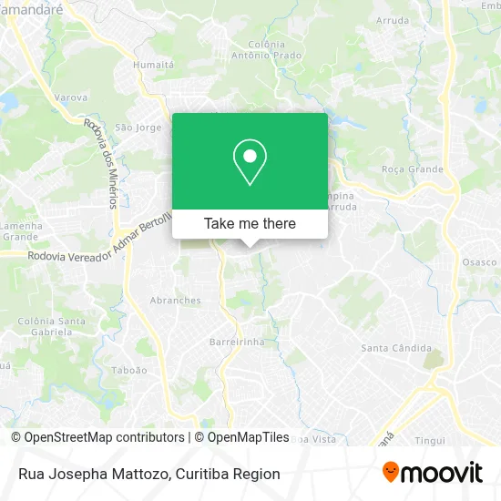 Rua Josepha Mattozo map