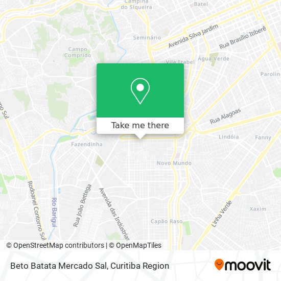 Mapa Beto Batata Mercado Sal