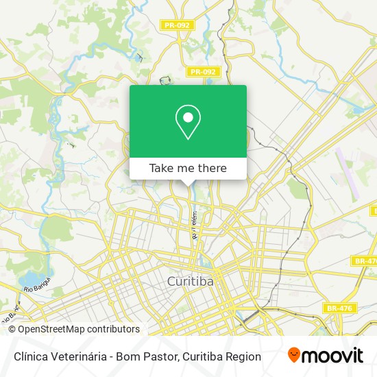 Clínica Veterinária - Bom Pastor map