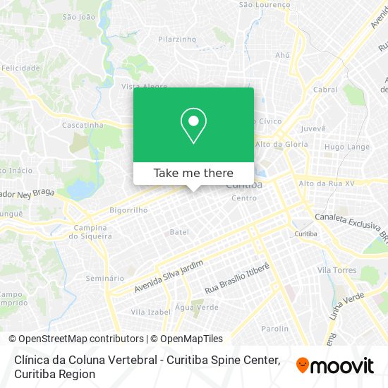 Mapa Clínica da Coluna Vertebral - Curitiba Spine Center