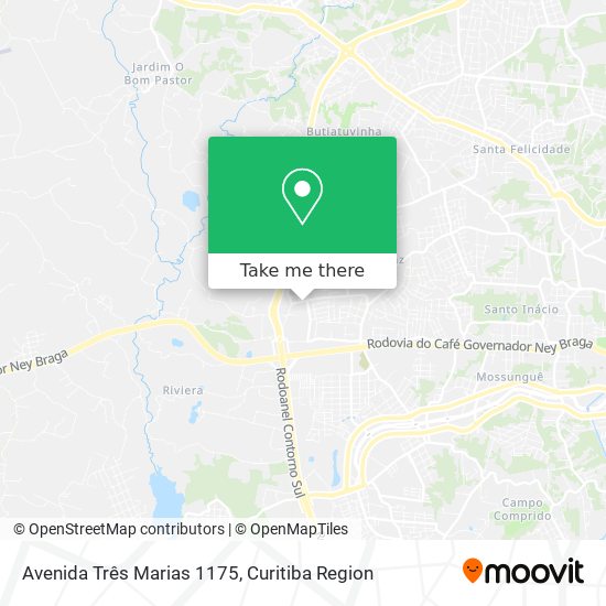 Mapa Avenida Três Marias 1175