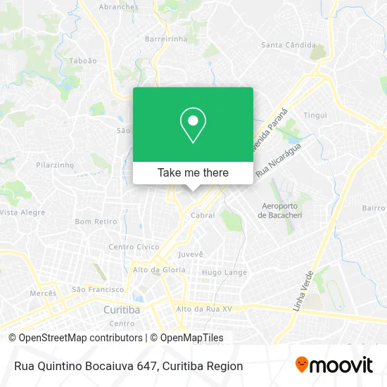 Rua Quintino Bocaiuva 647 map