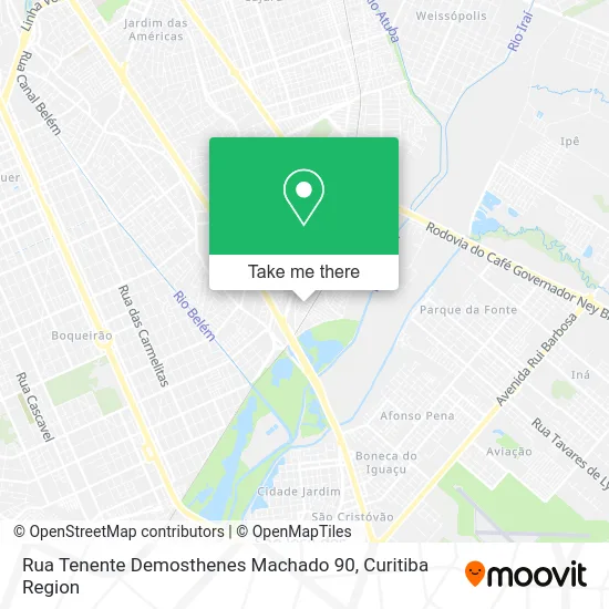 Rua Tenente Demosthenes Machado 90 map