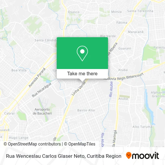 Rua Wenceslau Carlos Glaser Neto map