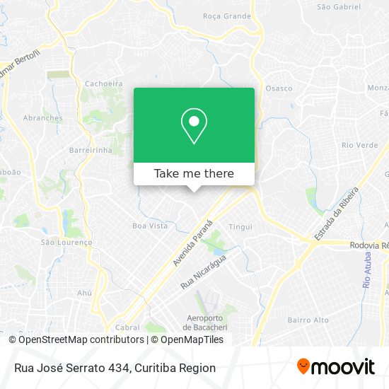 Rua José Serrato 434 map