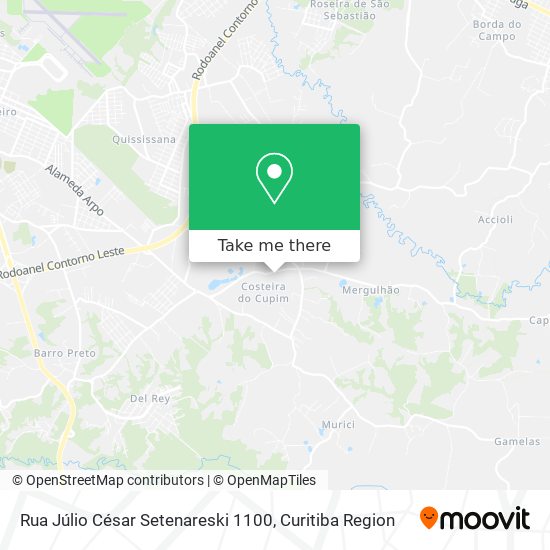 Rua Júlio César Setenareski 1100 map