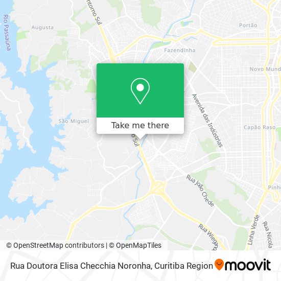 Rua Doutora Elisa Checchia Noronha map