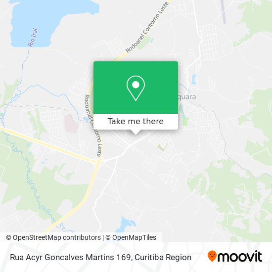 Rua Acyr Goncalves Martins 169 map