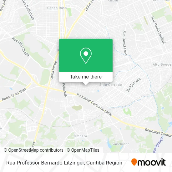 Rua Professor Bernardo Litzinger map