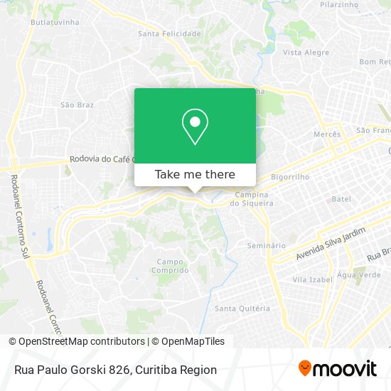 Mapa Rua Paulo Gorski 826