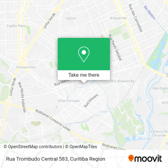 Rua Trombudo Central 583 map