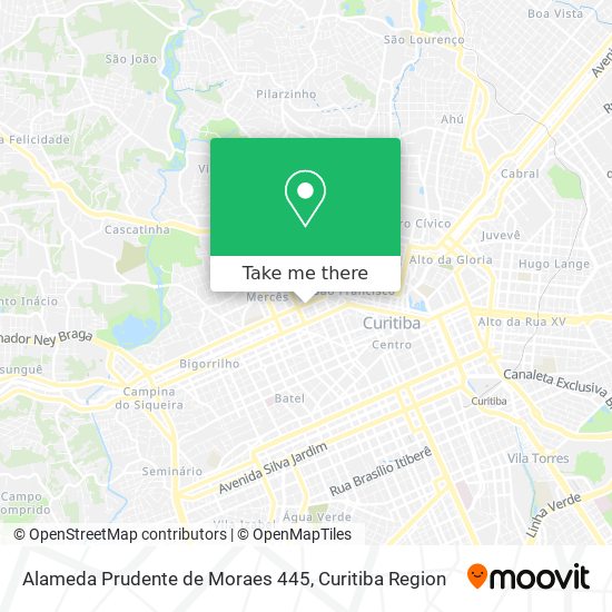Mapa Alameda Prudente de Moraes 445
