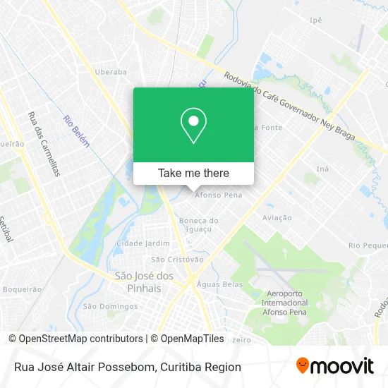 Rua José Altair Possebom map