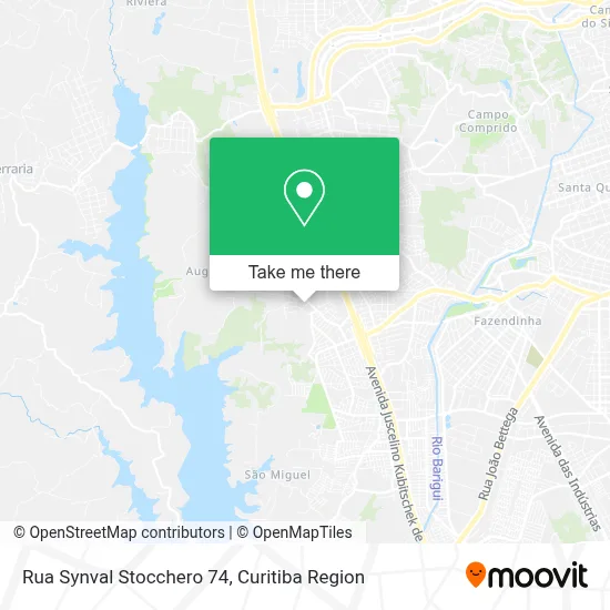 Rua Synval Stocchero 74 map