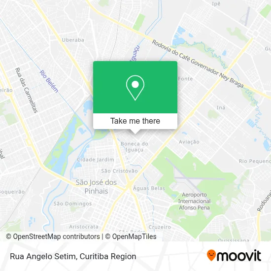 Rua Angelo Setim map