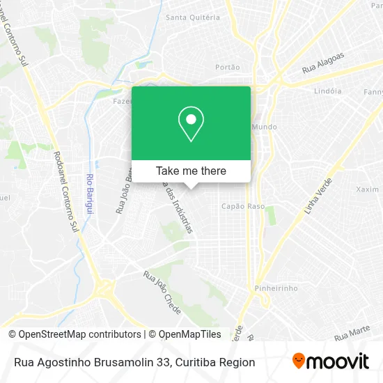 Rua Agostinho Brusamolin 33 map