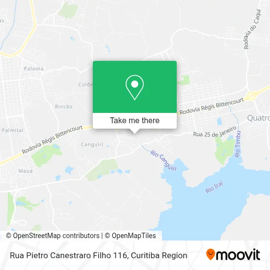 Rua Pietro Canestraro Filho 116 map