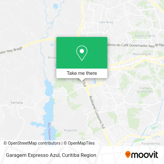 Garagem Expresso Azul map