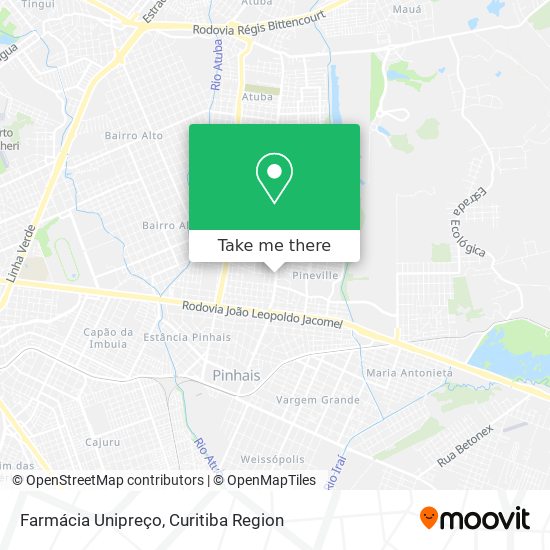Farmácia Unipreço map