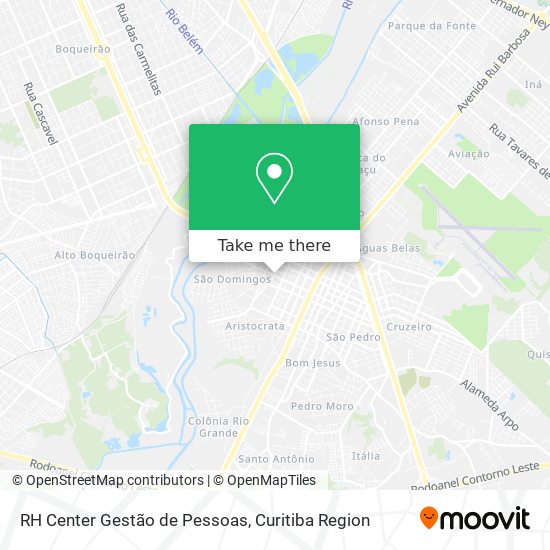 RH Center Gestão de Pessoas map
