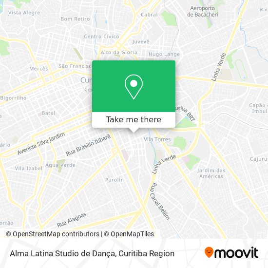 Alma Latina Studio de Dança map