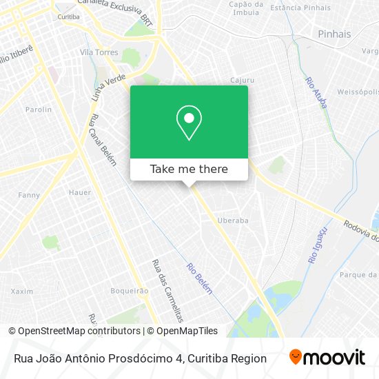 Rua João Antônio Prosdócimo 4 map