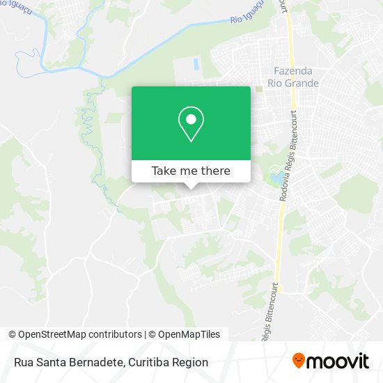 Rua Santa Bernadete map