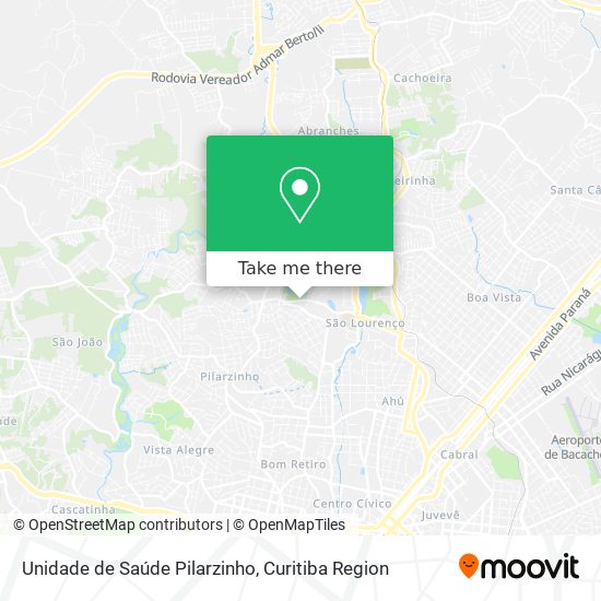 Unidade de Saúde Pilarzinho map