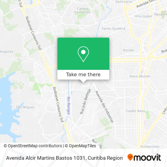 Mapa Avenida Alcir Martins Bastos 1031