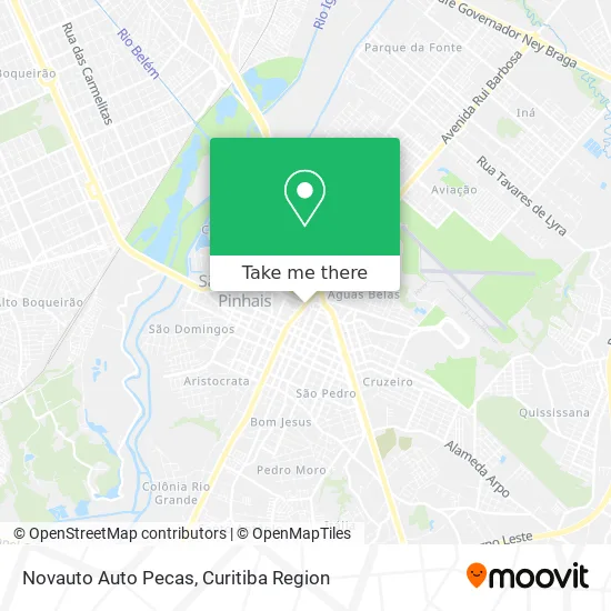 Novauto Auto Pecas map