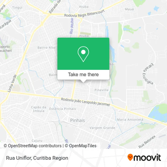 Rua Uniflor map