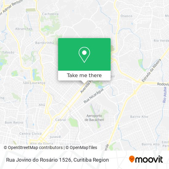 Rua Jovino do Rosário 1526 map