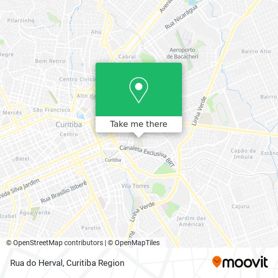 Mapa Rua do Herval