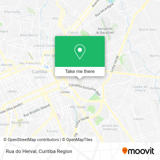 Rua do Herval map