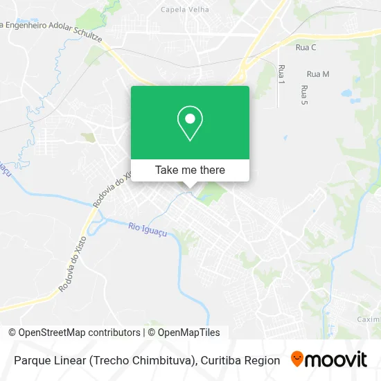 Parque Linear (Trecho Chimbituva) map