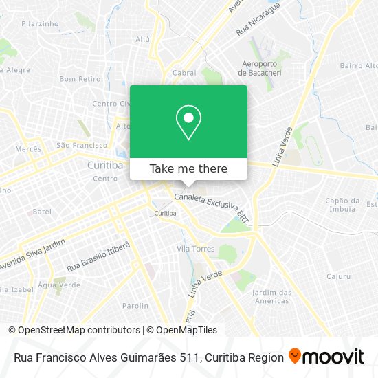 Mapa Rua Francisco Alves Guimarães 511