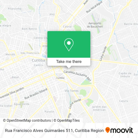 Rua Francisco Alves Guimarães 511 map