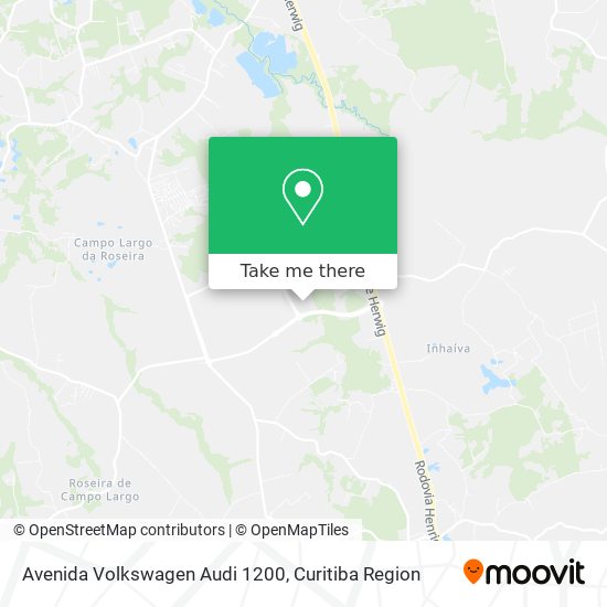 Avenida Volkswagen Audi 1200 map
