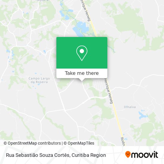 Rua Sebastião Souza Cortês map