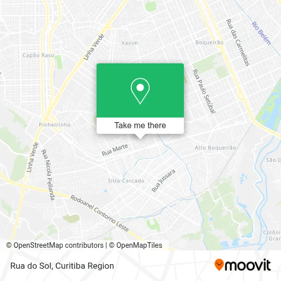 Rua do Sol map