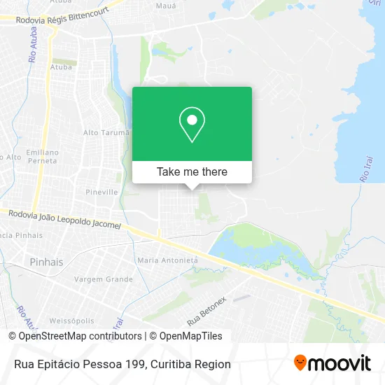 Rua Epitácio Pessoa 199 map