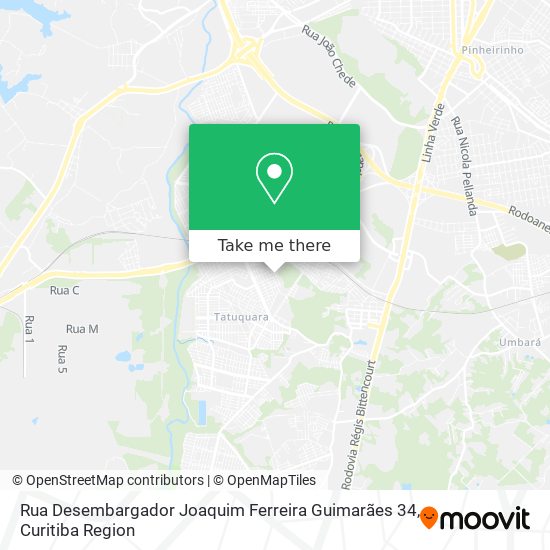 Rua Desembargador Joaquim Ferreira Guimarães 34 map