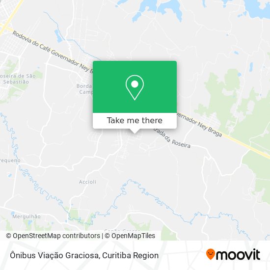 Ônibus Viação Graciosa map