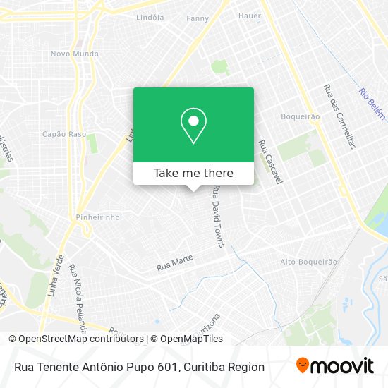 Rua Tenente Antônio Pupo 601 map