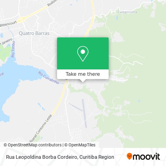 Rua Leopoldina Borba Cordeiro map